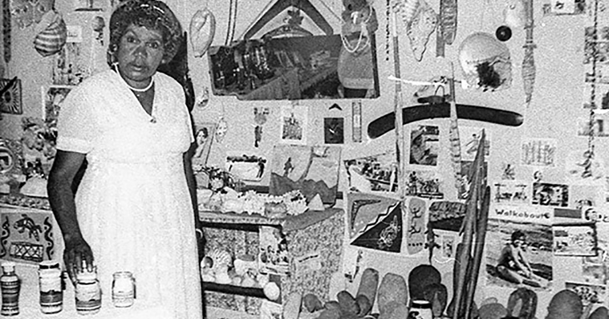 Sand art Margaret Kay Tweed Regional Museum