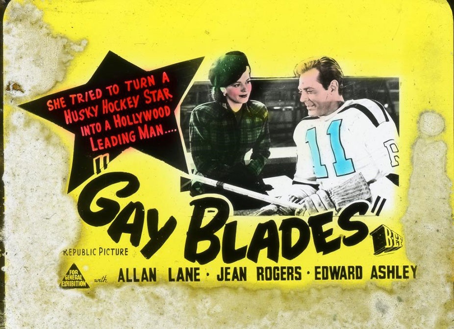 Gay Blades theatre advertising